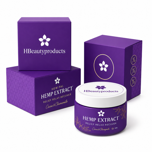 Hemp Extract Relief Cream – Soothing Body Balm for Relaxation & Recovery (100g)